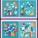 Business Growth Infographic & Financial Analytics Vector Set