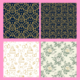 Elegant Wedding & Art Deco Seamless Pattern Vector Bundle